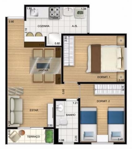 Apartamento à venda com 2 quartos, 50m² - Foto 13